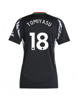 Billige Arsenal Takehiro Tomiyasu #18 Bortedrakt Dame 2024-25 Kortermet